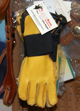 Saddlebarn Youth Bullriding Glove - Left hand Gold