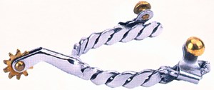 Weaver Spur Mens Braided Stainless Roper