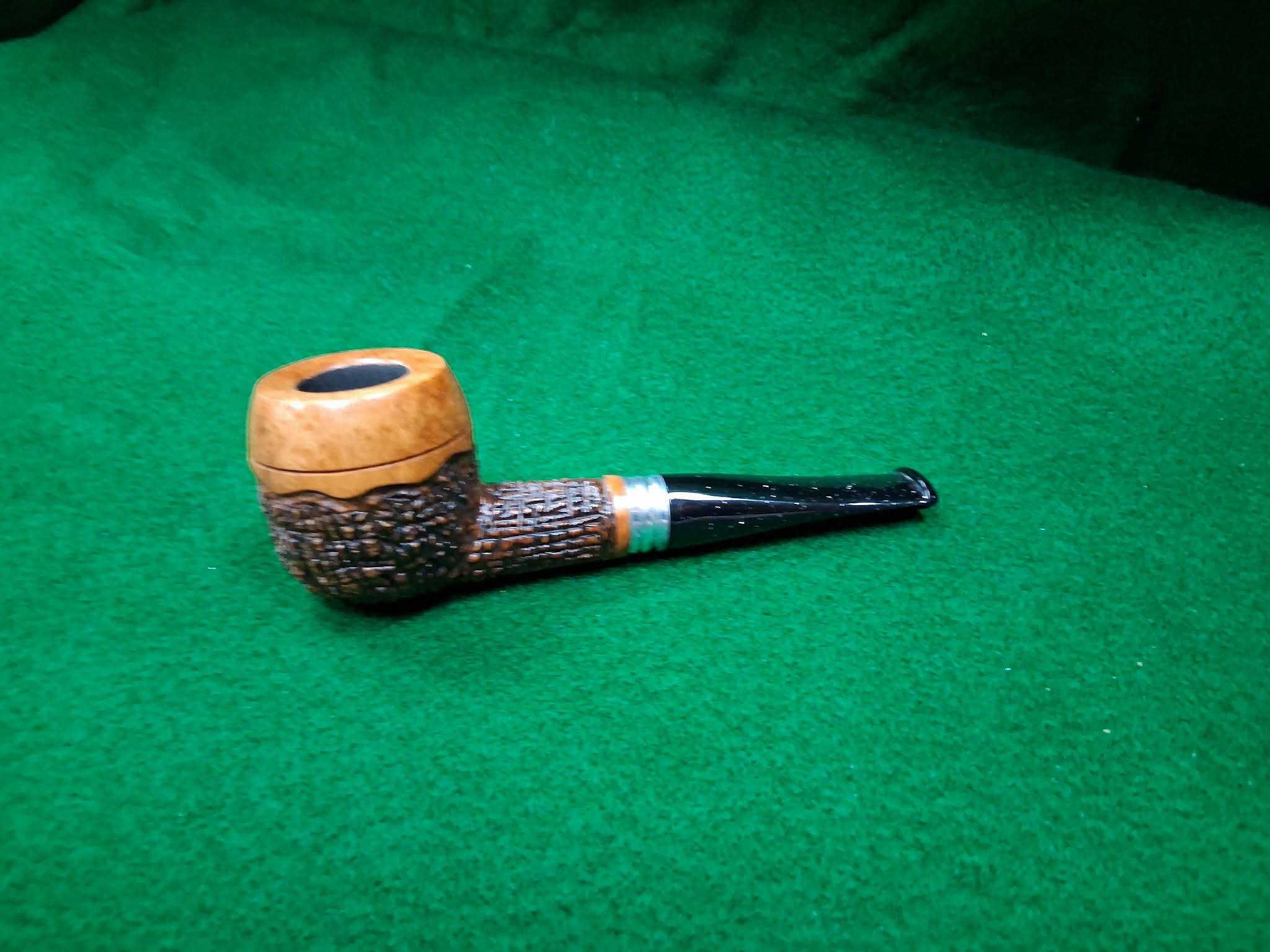 Carved Smooth Silvertone