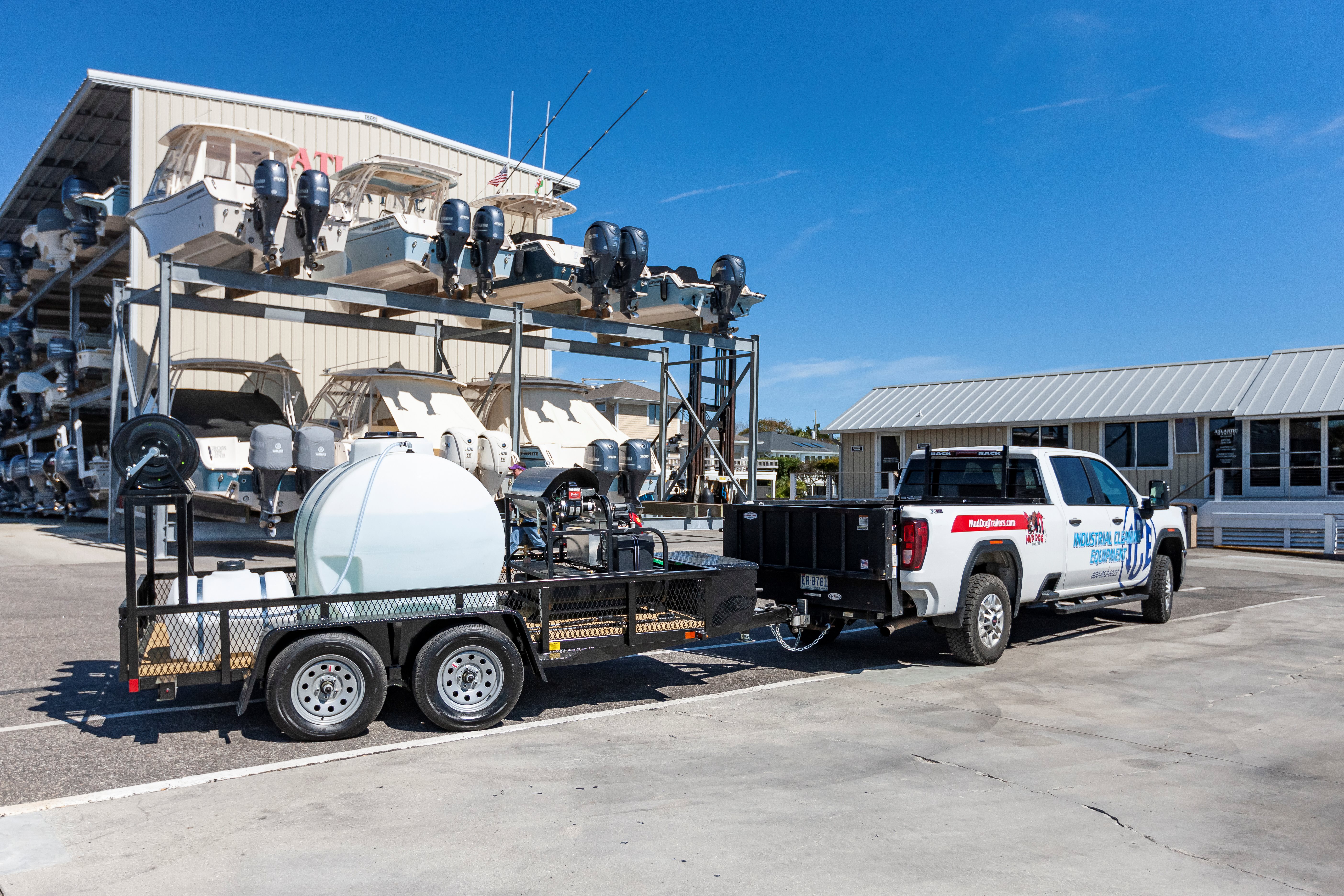 The Mud Dog Trailer - Mud Dog Pressure Washing Trailers