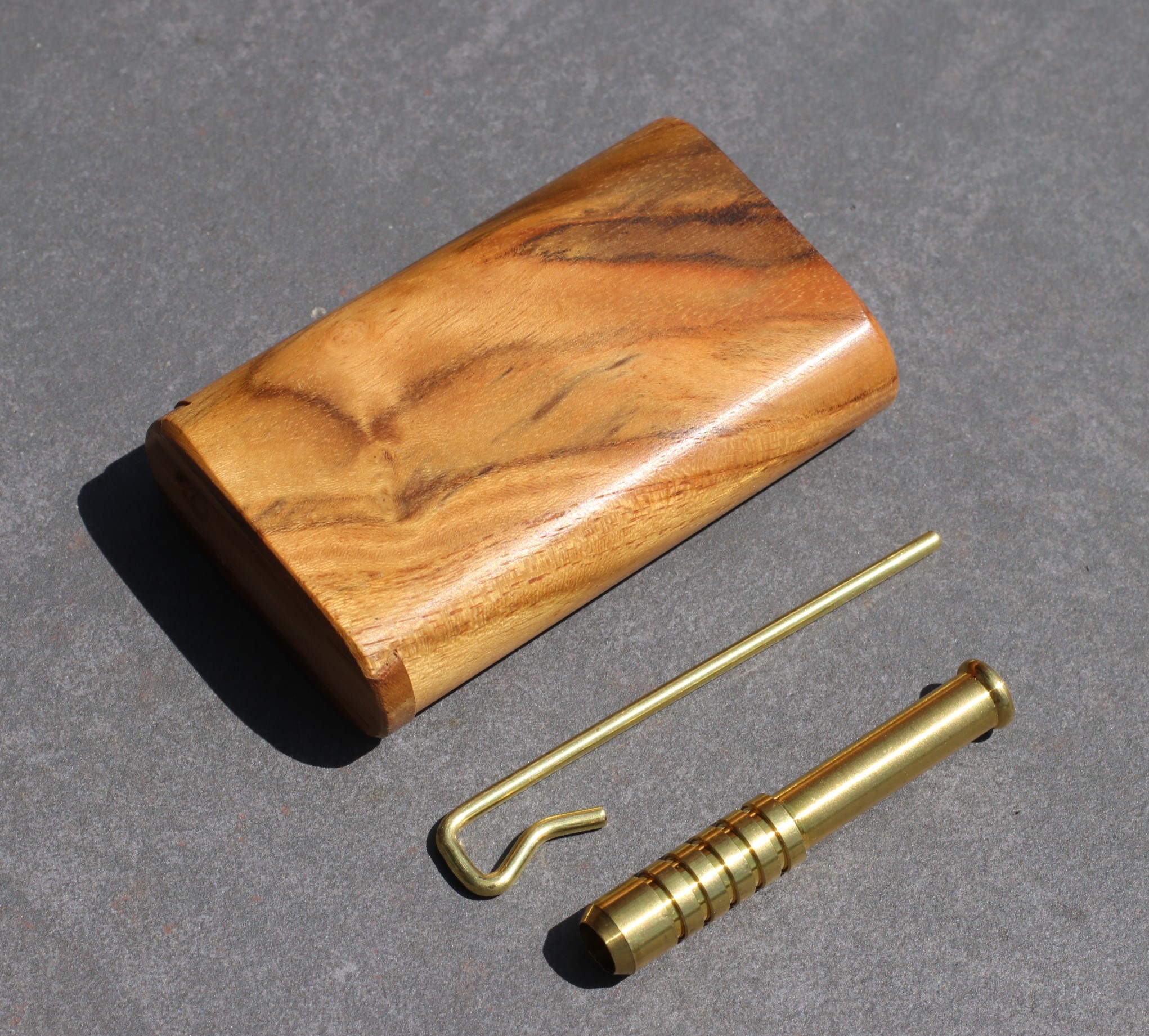 One of a Kind Teak Wood Dugout & One Hitter