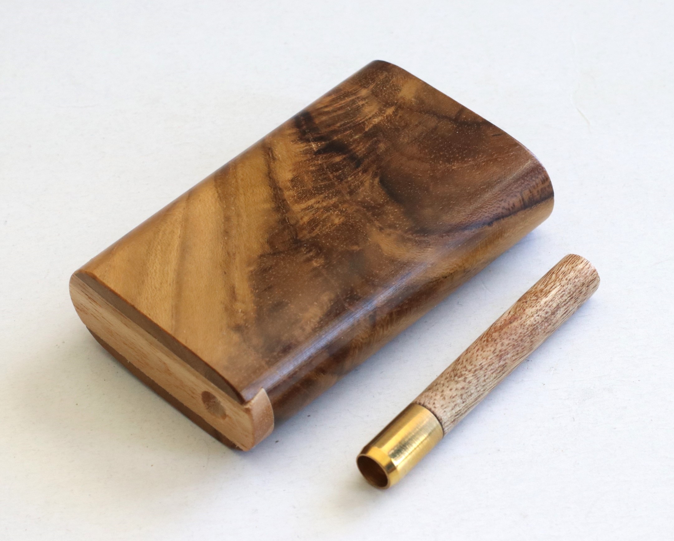 One of a Kind Teak Wood Dugout & One Hitter