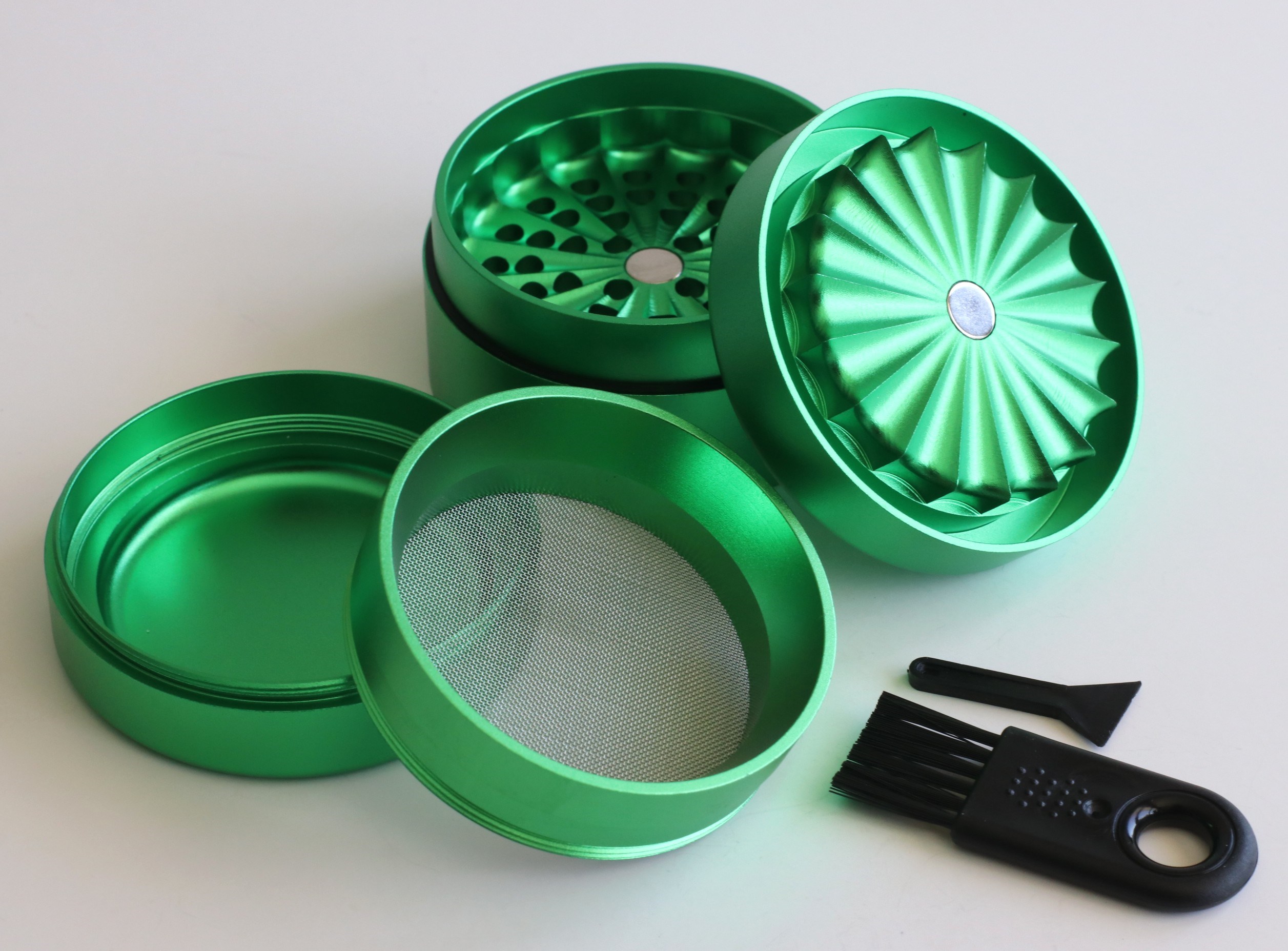 60mm PRO 420 Apollo Grinder-State of the Art Herb Crusher-Green