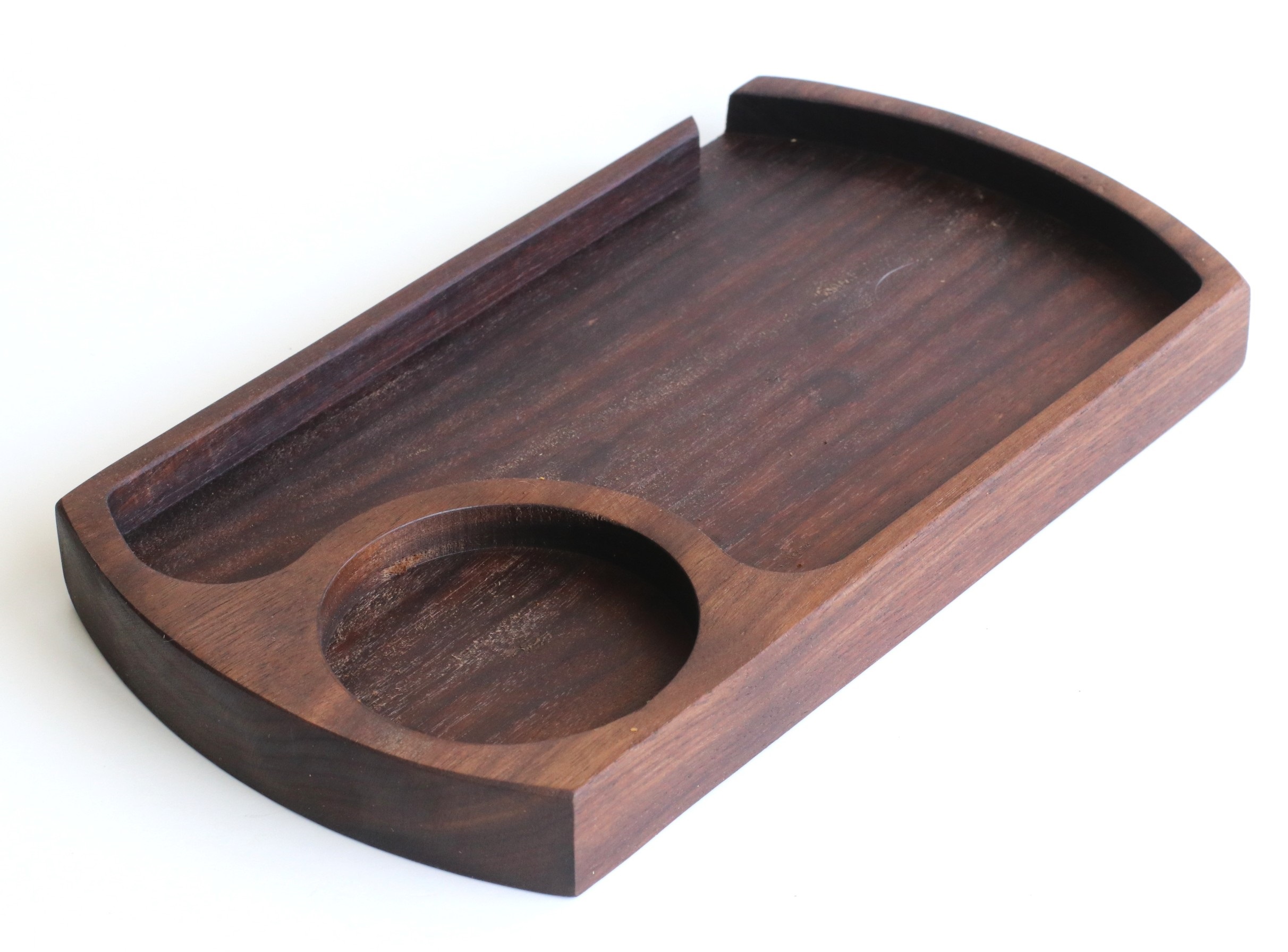 The Ultimate Tray- Handcrafted Walnut Rolling Tray for Smokers