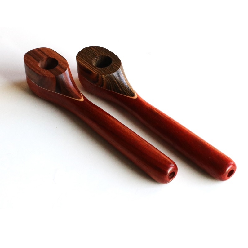 6" Exotic Wood Pipe-Woodworks-Handcrafted American Pipe