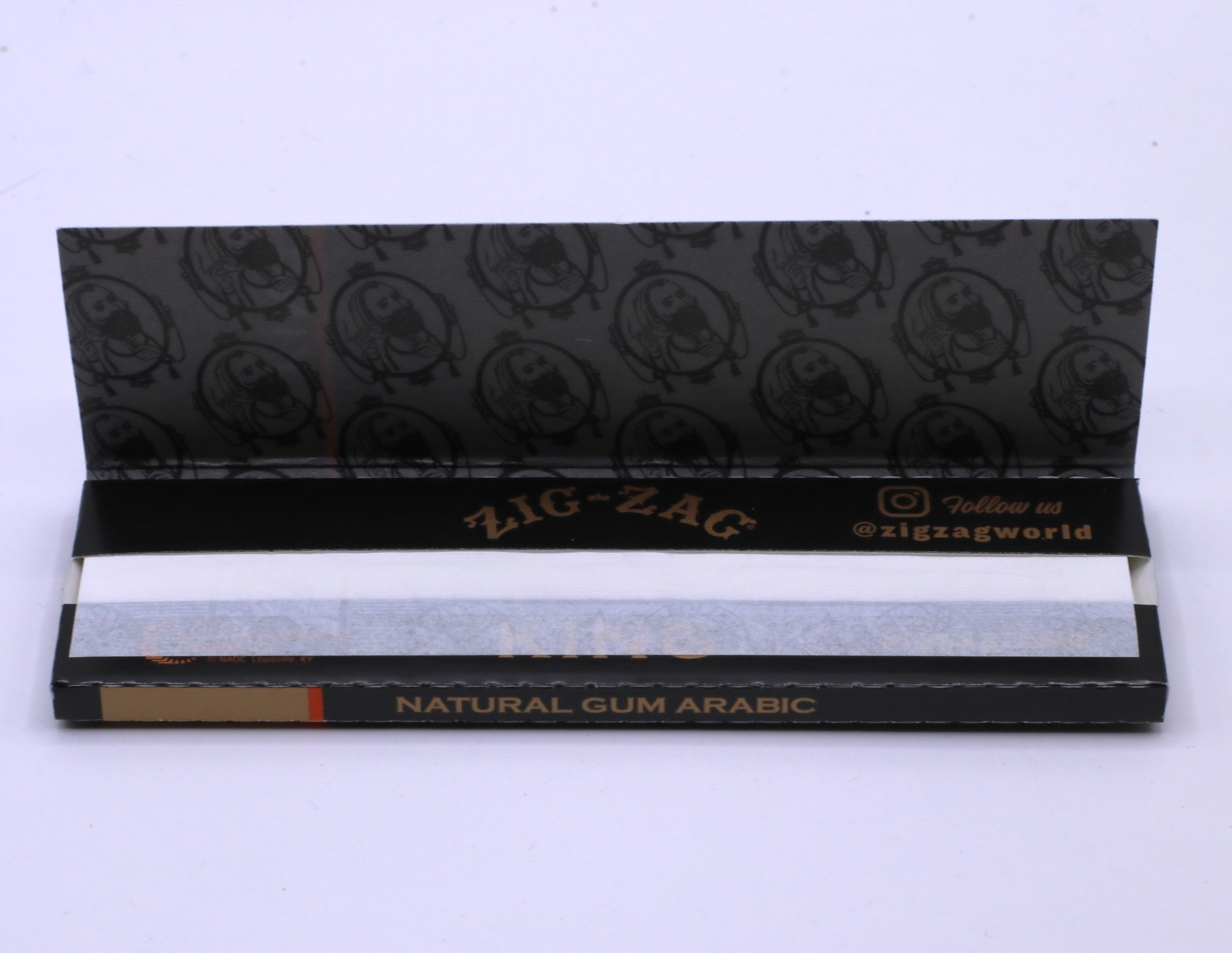 Zig Zag King Rolling Papers-32 Leaf Pack-Natural Gum Arabic