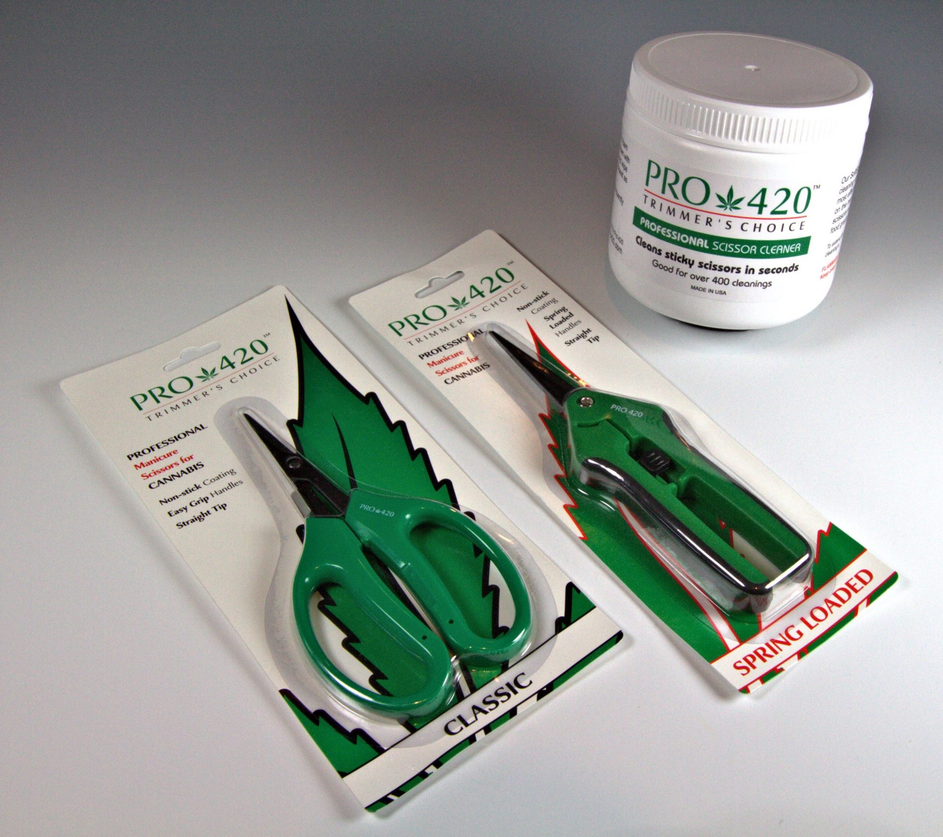6 Pack of PRO 420 Scissor Cleaning Solution- Easy way to clean your sticky scissors - PRO 420 Scissors and Cleaning Solution