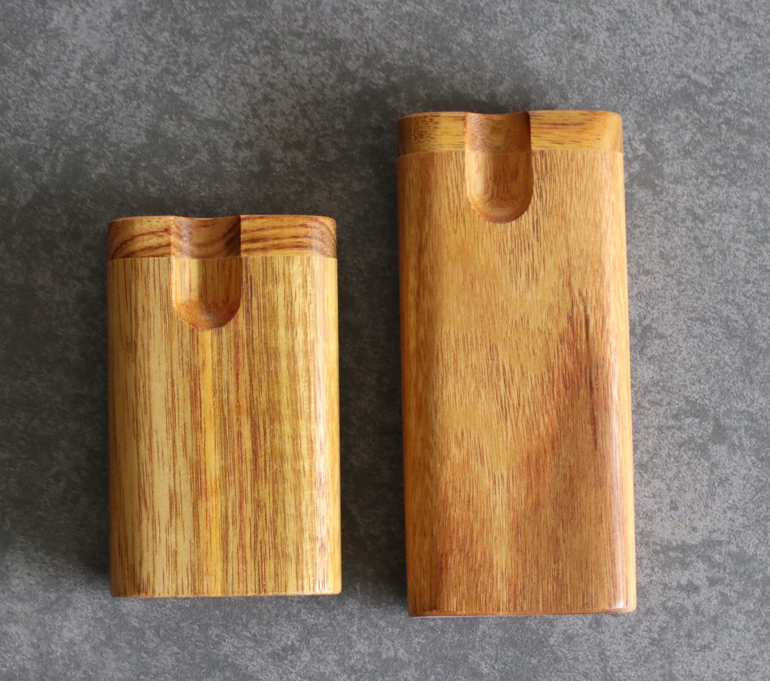 3" & 4" Mahogany Dugouts- Swivel Lid- One Hitter Pipe included