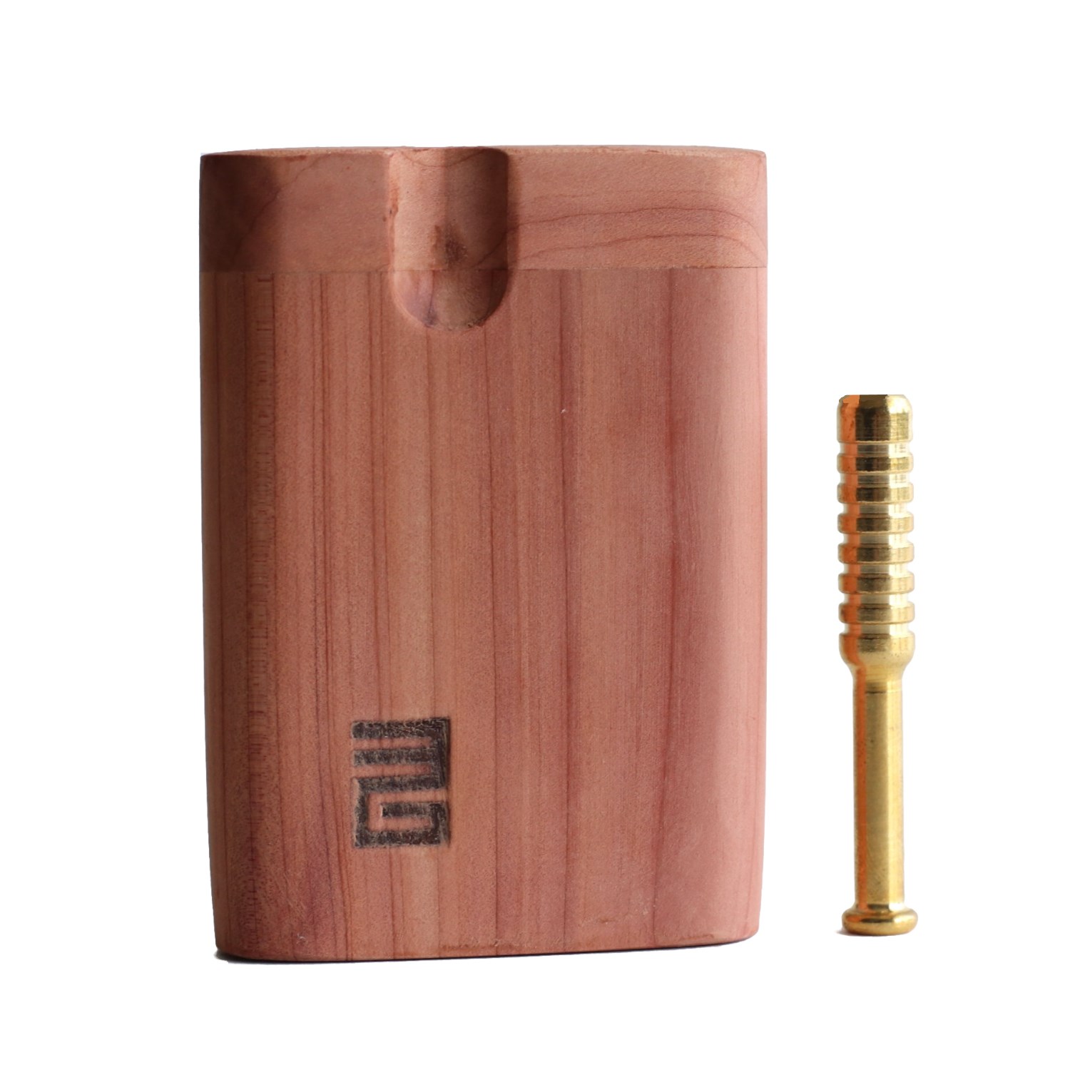 3" & 4" Tennessee Cedar Dugouts with One Hitter- American Handcrafted Stash Box - 3' cedar dugout