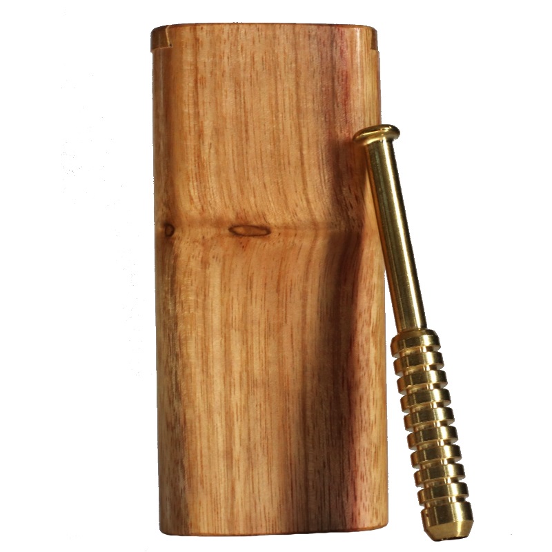 Exotic Wood Dugout-One Hitter Pipes & Poker- The Ultimate Dugout Gift-Old School Classy Smoker's Kit - Handcrafted Wood Dugout