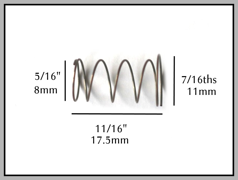 Universal Dugout Springs- Dugout Pipe Slot Replacement Spring-Fits Most Dugouts - Dugout Spring