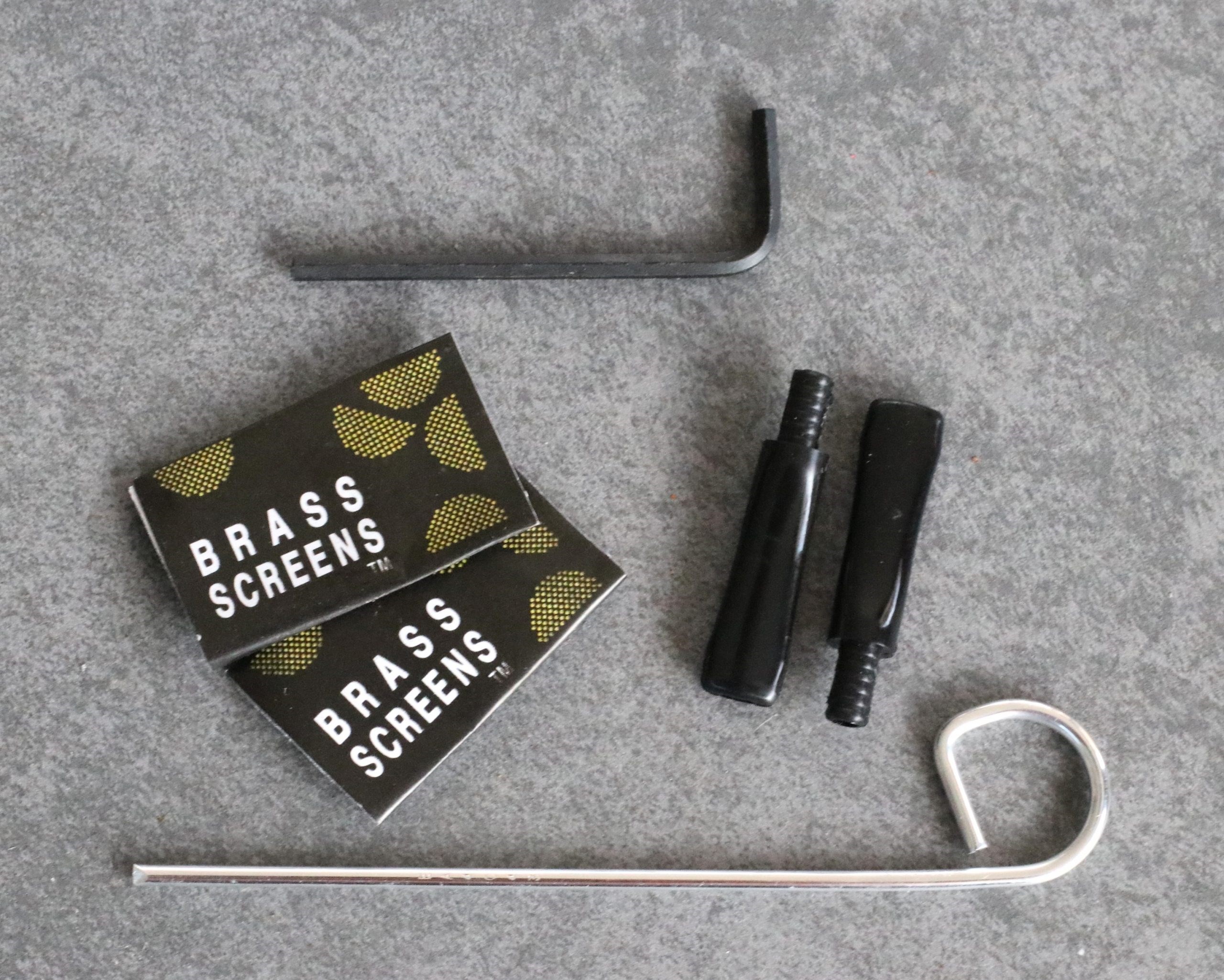Wood Pipe Smoking Accessories- Poker- Screens- Hex Key for Lids