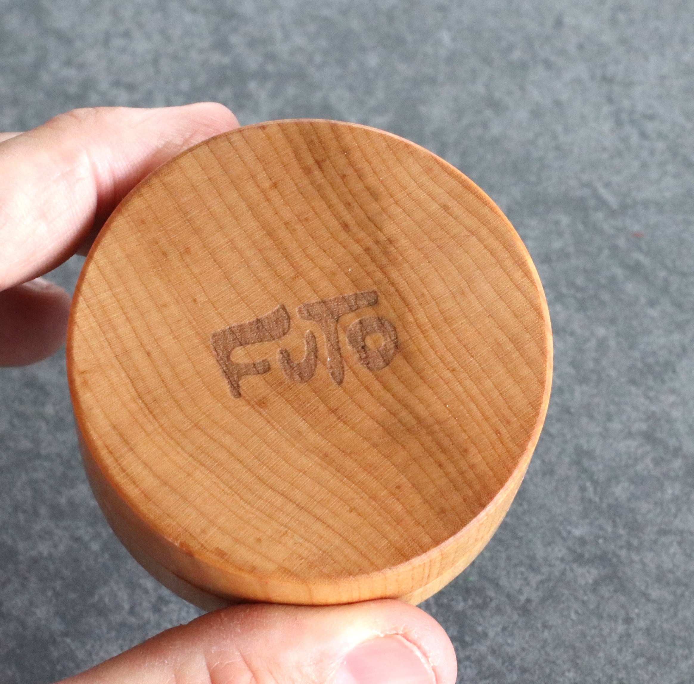 Futo Maple Wood Grinder- 2 Piece simple easy to use herb grinder
