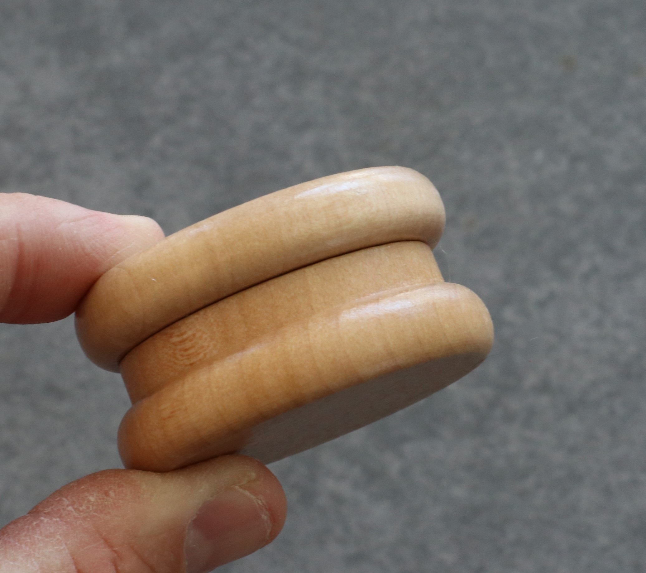 2" Wood Herb Grinder-2-piece Magnetic Lid - Wood Dugout