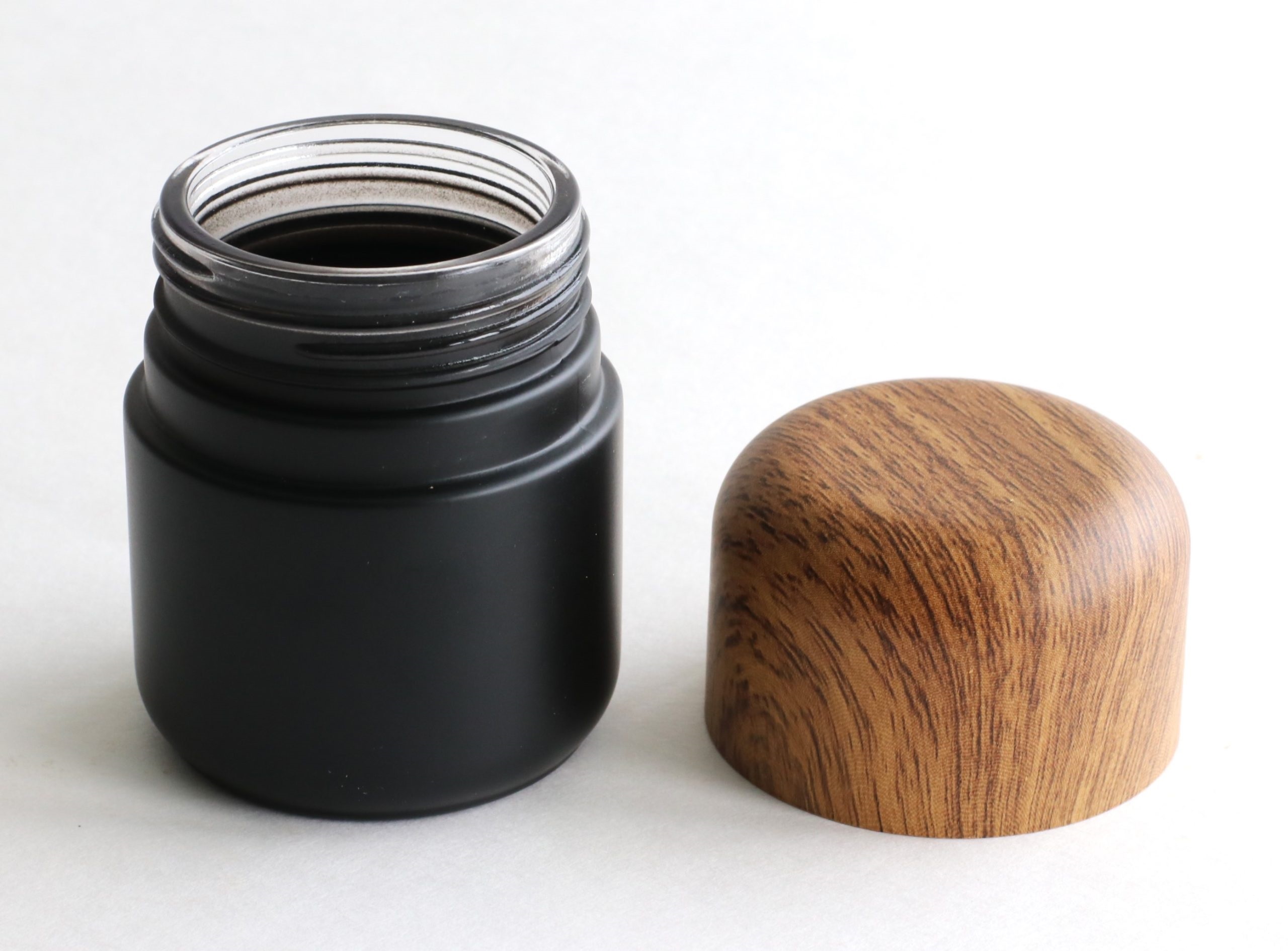 3" Glass Herb Stash Jar- Dark Coated Glass- UV Protection-Child Proof-Smell Proof-Professional Grade Herb Stash Jar - 3' Herb Stash Jar- UV Protected-Child/Smell Proof