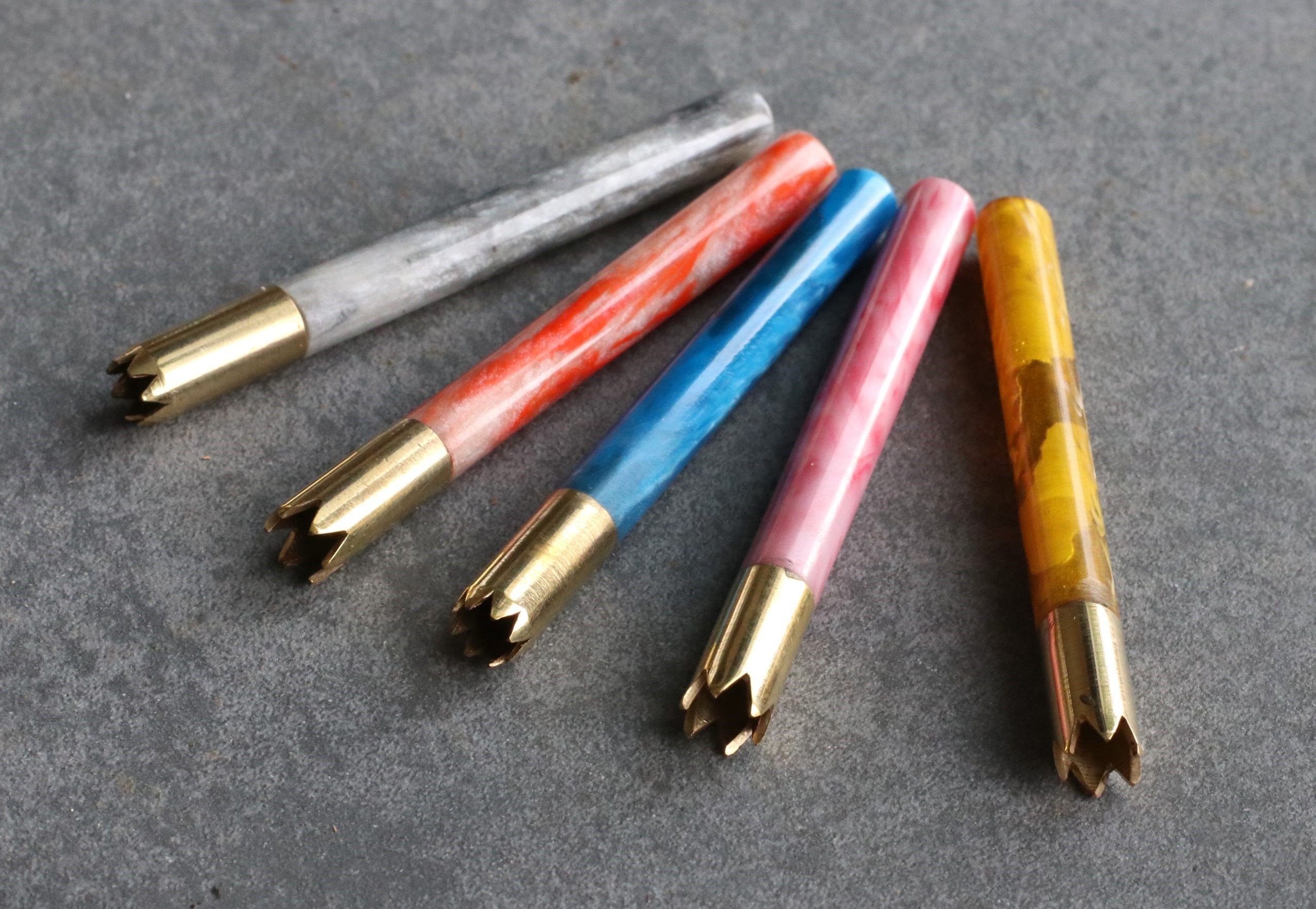 3" Grinder Tip Brass One Hitter -One Hitter Pipes for 4" Dugouts - IMG_9376
