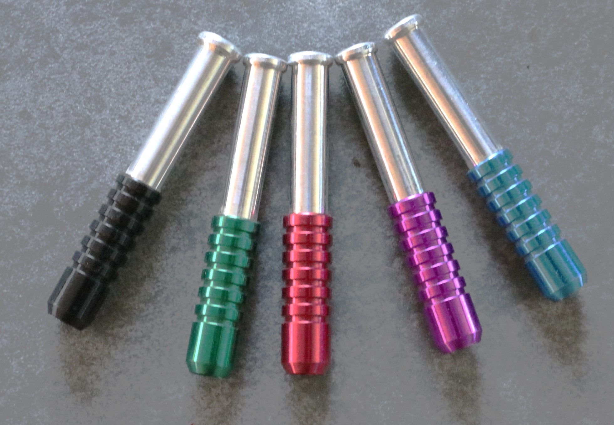 2" Ribbed Metal One Hitters-Self Eject-Designed for 3" Dugouts
