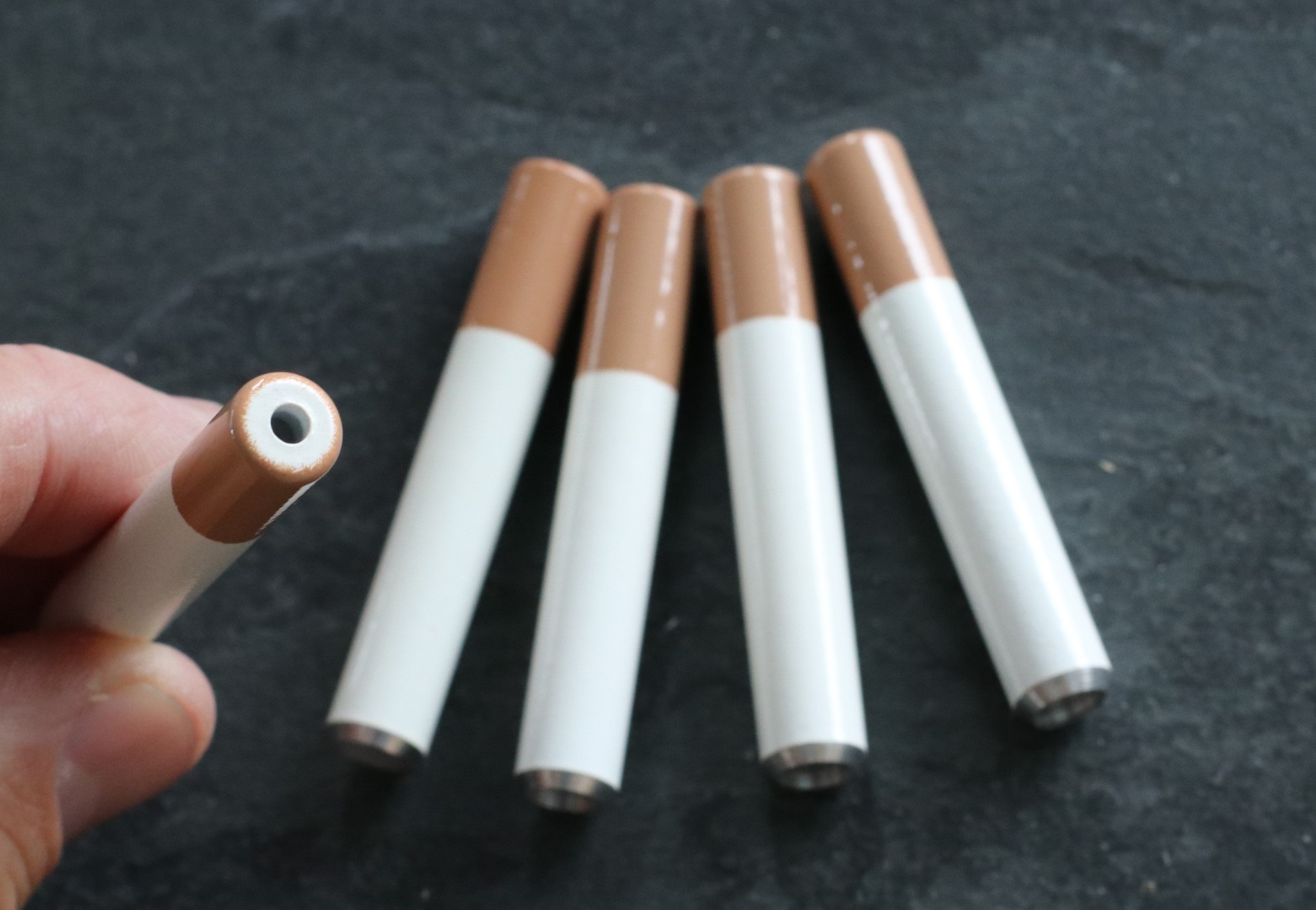 2" Metal Cigarette Style One Hitter Pipes-LOT OF 100-Wholesale Prices-Limited Quantity - 2' Metal One Hitter Pipes