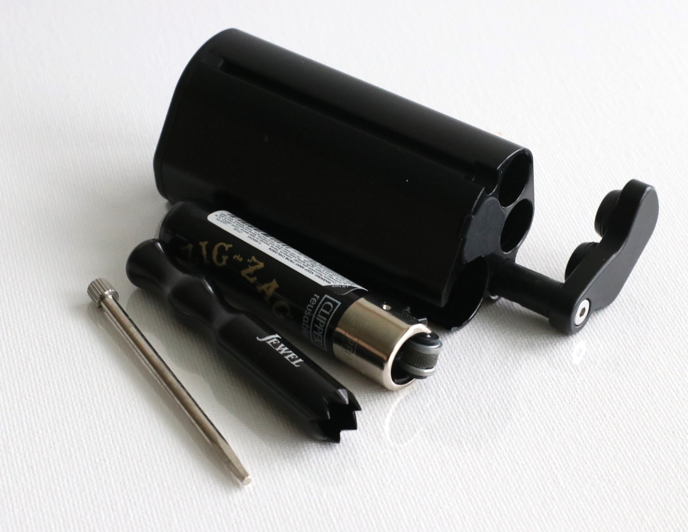 The Pearl- Aluminum Alloy Dugout Stash Box- Built to last a lifetime - Glass Spoon pipe by PRO 420