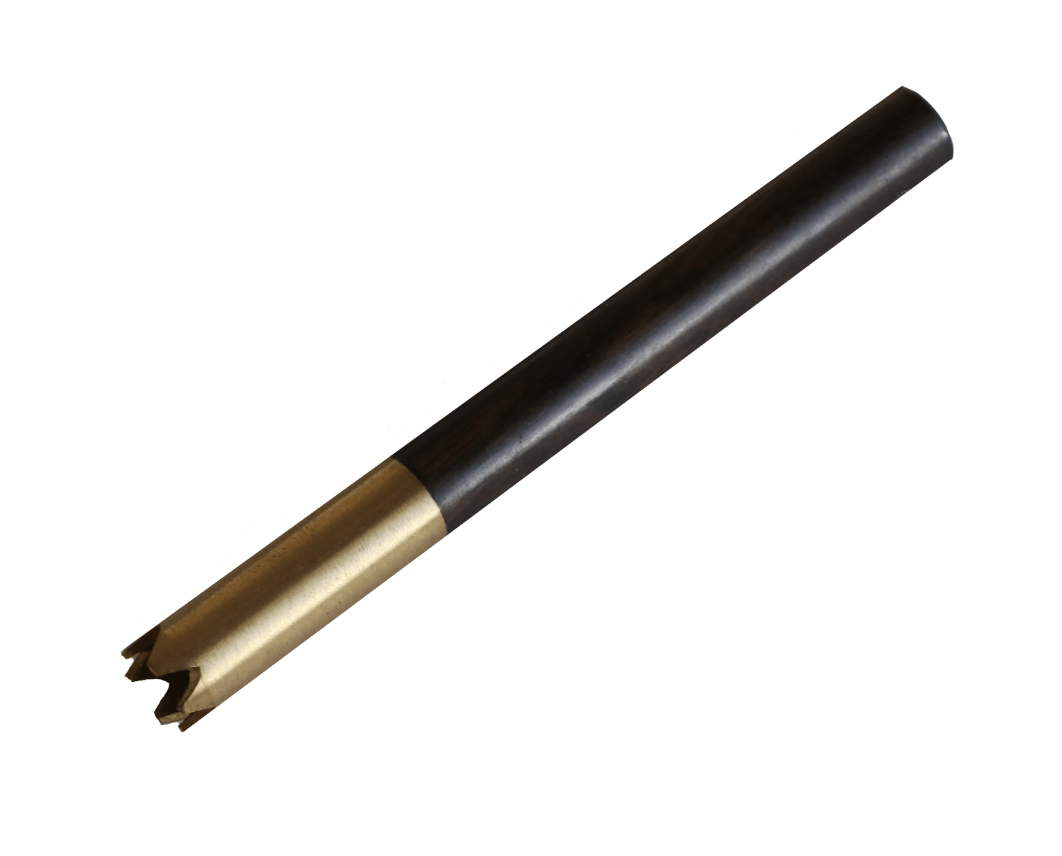 3" Brass Grinder Tip One Hitter Pipes w/wood cover & Brass Poker-Fits most 4" Dugouts