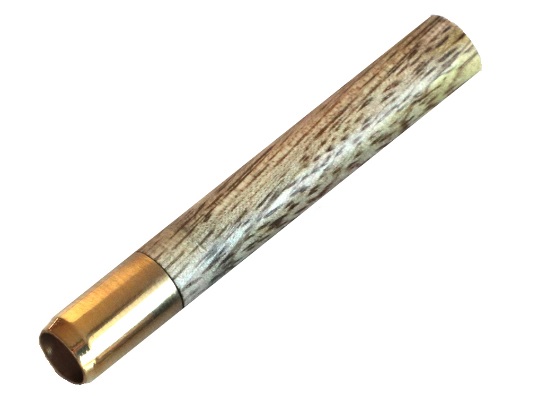 2" Brass One Hitter Pipes - 2' Mango One Hitter Pipe