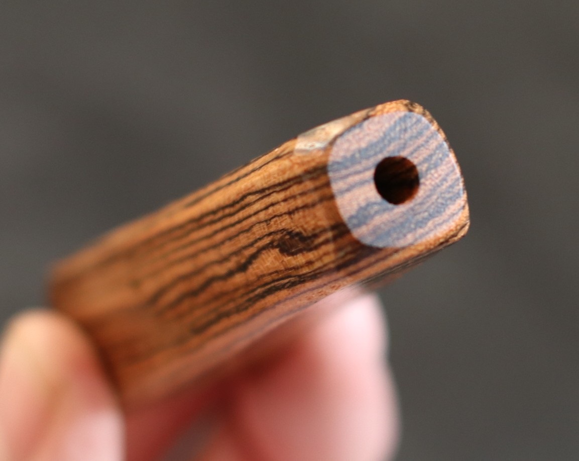 3.25" Exotic Wood Pipe-B11-Handcrafted American Wood Pipe - Handcrafted Smoking Pipe