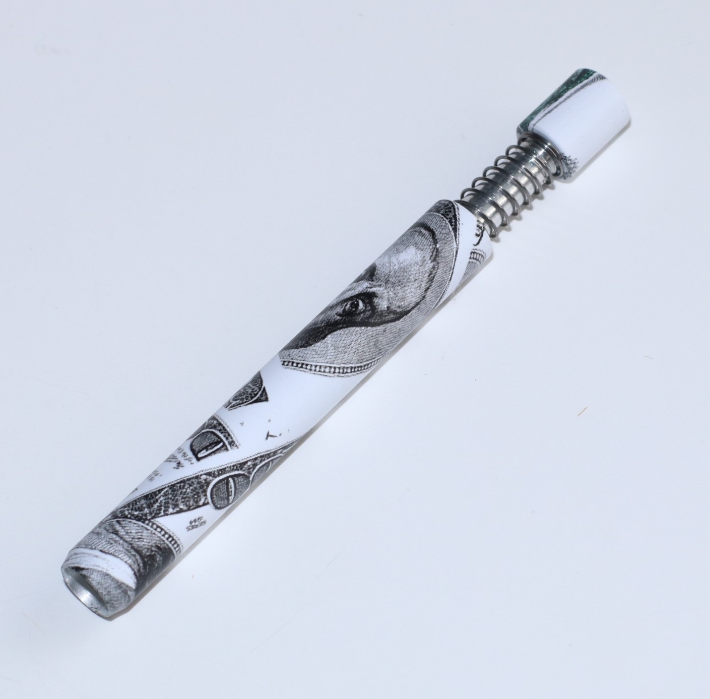 3" Self Eject One Hitter Pipe-Benjamin- Unique Easy to clean smoking pipe - Self Eject One Hitter Pipe
