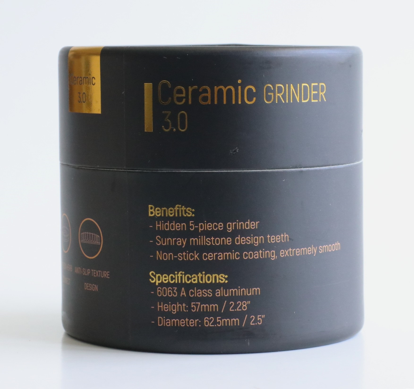 Ceramic Weed Grinder 3.0-PRO420 Professional Herb Grinder for Smoking Enthusiasts