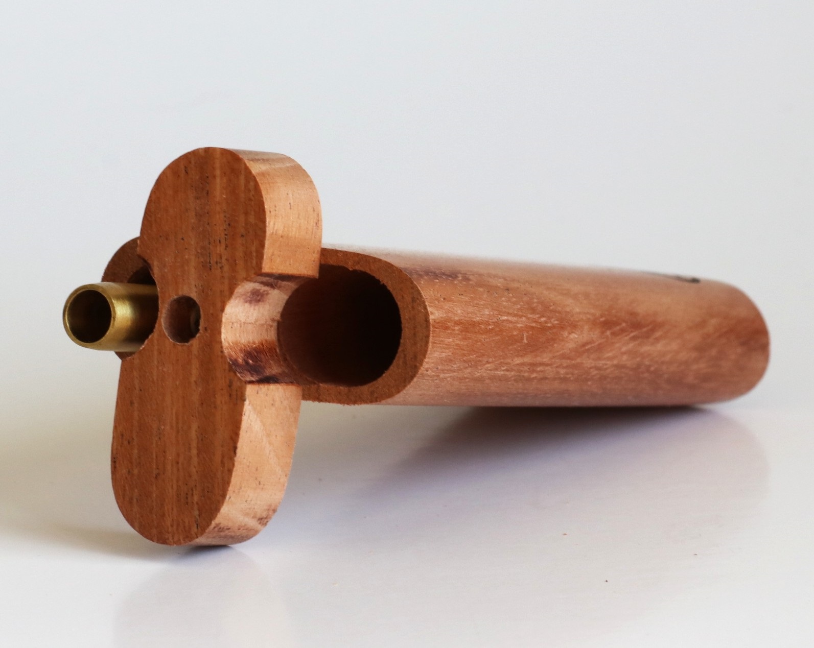 4" Mahogany Swivel Lid Dugout & One hitter pipe-American Made by Better Life - Swivel Lid Dugout-Handcrafted by Better Life