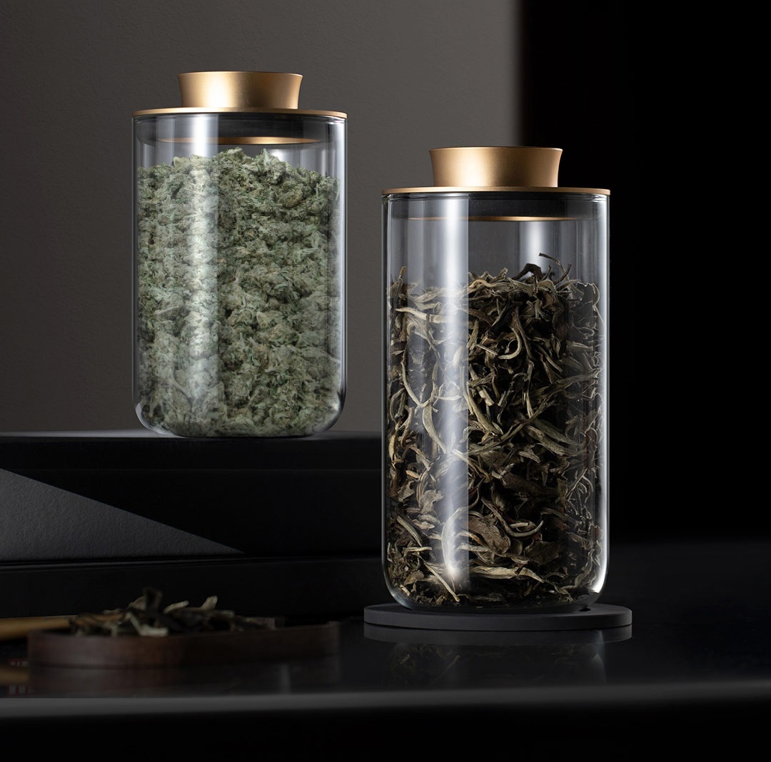 4" Stash Pro Herbal Storage Jars-PRO420 Large Glass Stash Jar