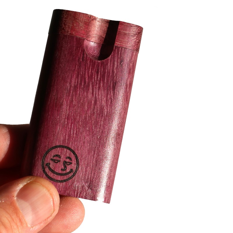 3" Micro Hitter Stash Boxes-Small Dugout & One Hitter Pipes - Small Walnut Dugout by Better Life