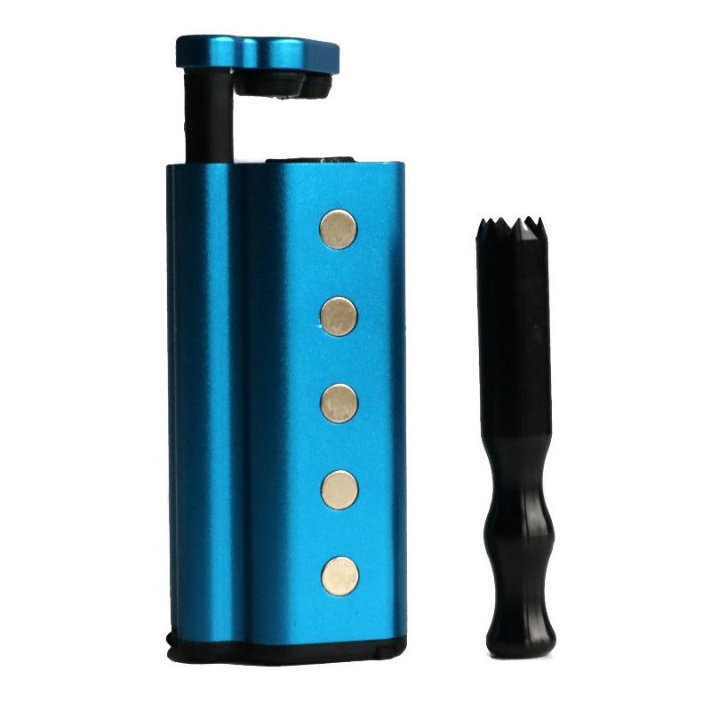 The Pearl- Aluminum Alloy Dugout Stash Box- Built to last a lifetime-BLUE - The Pearl-PRO Dugout 2.0