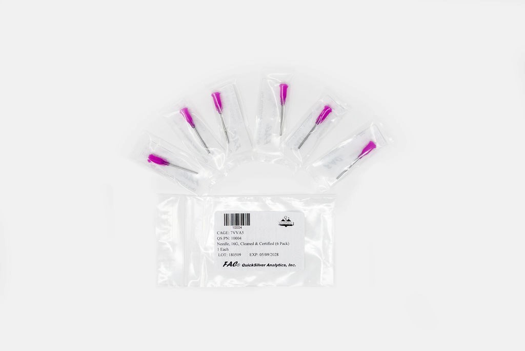 Needle, 16G, Cleaned and Certified,  6/PK (DRSKO)