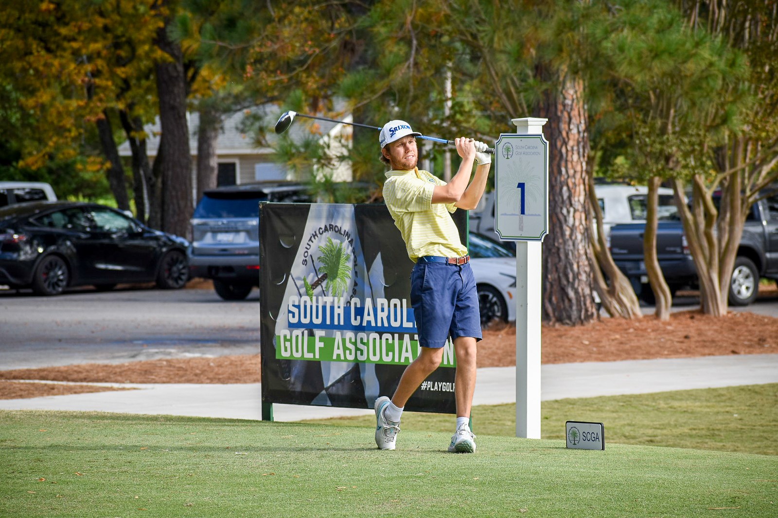 John Schaffer, Leader of Round One 43rd SCGA Mid-Amateur Championship