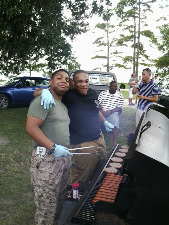 Camp Lejeune Cook Out Aug 2013