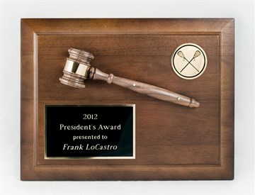 GA912 - Gavel Plaque