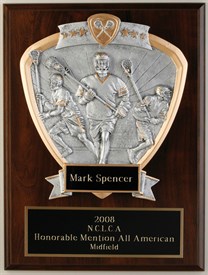 PD9X12 Male Lacrosse Plaque