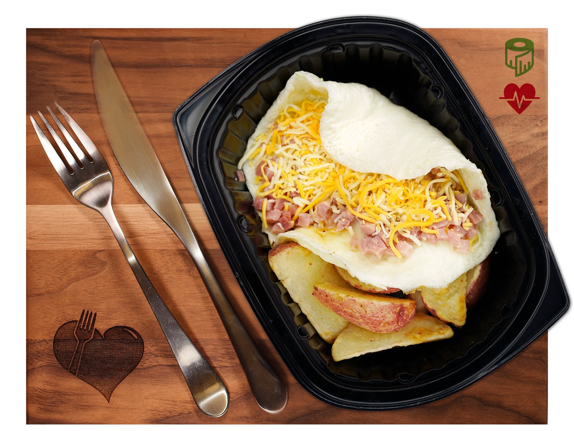 HAM & CHEESE OMELETTE