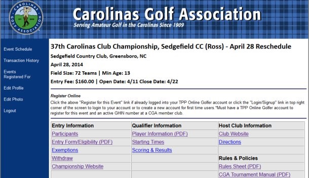 Carolinas Golf Association picture
