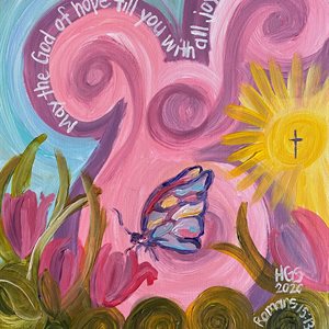 Romans 15:13 Butterfly