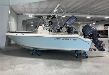 2023 Key West 189 FS Ice Blue/White Boat