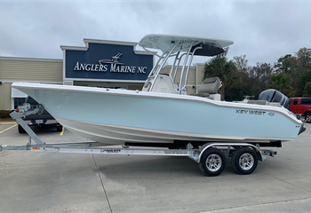 2025 Key West 239 FS Ice Blue/White Boat