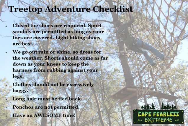 Treetop Checklist